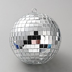 Glass Big Pendants, Round, with Platinum Tone Loop & Foam, Silver, 103.5x95mm, Hole: 6.5mm(FIND-WH0126-923D)