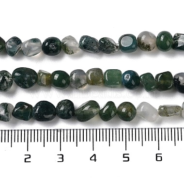 naturelles agate perles brins(G-D081-A02)-5