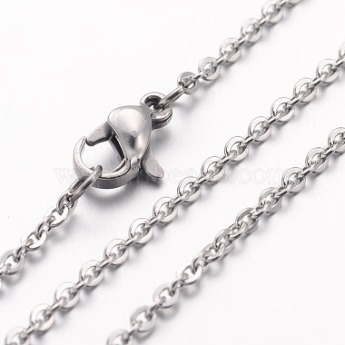 304 Stainless Steel Necklace(MAK-K004-17P)-2
