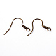 Antique Bronze Brass Earring Hooks(X-KK-Q363-AB-NF)-1