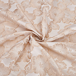 Polyester Fabrics, with Flower Pattern, DIY Craft Supplies, Antique White, 1000x1450x0.3mm(DIY-WH0558-11)