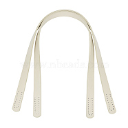 PU Leather Sew on Bag Handles, for Purse Making, Dark Khaki, 61.3~61.5x1.85x0.4cm, Hole: 1.8mm(FIND-WH0290-23F)