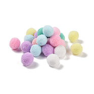 Polyester Ball Decoration, Pom Pom Ball, For DIY Craft, Mixed Color, 2.6~3cm, about 30pcs/set(FIND-Z042-02E)