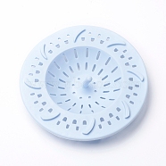 Silicone Sink Strainer, Durable Drain Basket Protector, Light Sky Blue, 98mm(AJEW-WH0021-88)