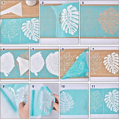 Self-Adhesive Silk Screen Printing Stencil(DIY-WH0173-021-09)-4