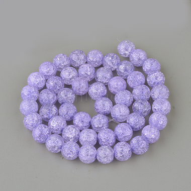 Chapelets de perles en quartz craquelé synthétique(X-GLAA-S134-6mm-15)-2