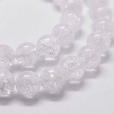 Chapelets de perles en quartz naturel craquelé(G-D840-01-4MM)-3