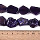 teints agate naturelle perles brins(G-Q606-23E-04)-4