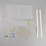 DIY Purse Making Kit, Including Bag Frames, Alloy D-rings, Iron Screws & Findings, Plastic Needles, Bag Straps, Waxed Cords, Mixed Color, 1.8~114x0.1~19.6x0.15~1.3cm, Hole: 4mm, 18pcs/set(DIY-WH0019-38)