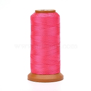 Polyester Threads, for Jewelry Making, Hot Pink, 0.25mm, about 874.89 yards(800m)/roll(NWIR-G018-C-15)