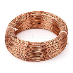 Aluminum Wire, Flexible Craft Wire, for Beading Jewelry Doll Craft Making, Sandy Brown, 22 Gauge, 0.6mm, 280m/250g(918.6 Feet/250g)(AW-S001-0.6mm-04)