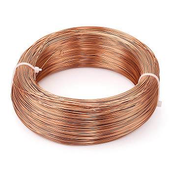 Aluminum Wire, Flexible Craft Wire, for Beading Jewelry Doll Craft Making, Sandy Brown, 22 Gauge, 0.6mm, 280m/250g(918.6 Feet/250g)