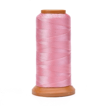 Polyester Threads, for Jewelry Making, Pink, 0.25mm, about 874.89 yards(800m)/roll