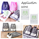 WADORN 10Pcs 2 Sizes Non-Woven Fabric Shoes Storage Drawstring  Bags(ABAG-WR0001-01A)-6