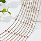 12Pcs 3 Colors 304 Stainless Steel Satellite Chain Necklaces Set for Men Women(NJEW-NB0001-15)-4