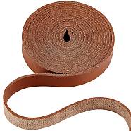 PU Imitation Leather Cord, for Clothing, Flat, Peru, 12.5x1.8mm, about 2.19 Yards(2m)/Roll(LC-WH0006-06A-06)