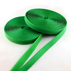Adhesive Hook and Loop Tapes, Magic Taps with 50% Nylon and 50% Polyester, Dark Green, 25mm(NWIR-R018A-2.5cm-HM066)