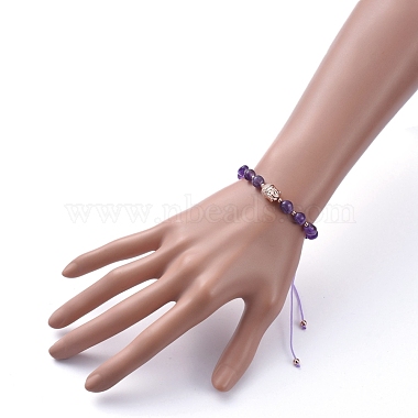 Adjustable Nylon Thread Braided Bead Bracelets(BJEW-JB05291)-5