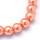 Baking Painted Pearlized Glass Pearl Round Bead Strands(HY-Q330-8mm-77)-2