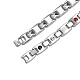 SHEGRACE Stainless Steel Panther Chain Watch Band Bracelets(JB678A)-5