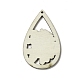 Arc-en-ciel/fierté drapeau thème simple face imprimé bois de tremble gros pendentifs(WOOD-G014-02F)-3