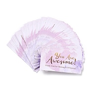 Rectangle Paper Greeting Cards, Rewards Card, Word, 90x50x0.2mm(DIY-K043-04-02)