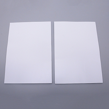 Sponge EVA Sheet Foam Paper Sets, With Double Adhesive Back, Antiskid, Rectangle, White, 30x21x0.2cm