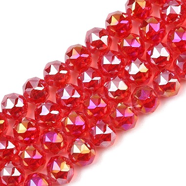 Transparent Electroplate Glass Beads Strands(EGLA-N002-34C-B15)-1