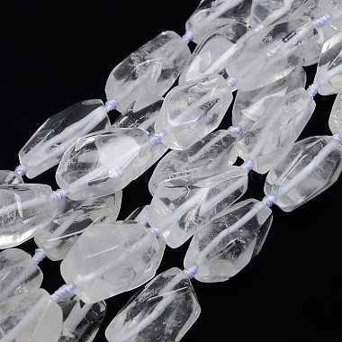 Clear Nuggets Quartz Crystal Beads