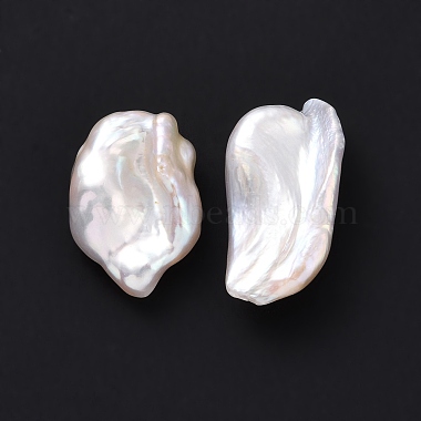 Perles de perles keshi naturelles(PEAR-P003-32)-2