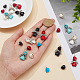 Olycraft 80Pcs 8 Styles Halloween Dyed Synthetic Turquoise Pendants(FIND-OC0002-59)-3