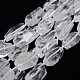 Natural Gemstone Quartz Crystal Beads Strands(X-G-L159-09)-1