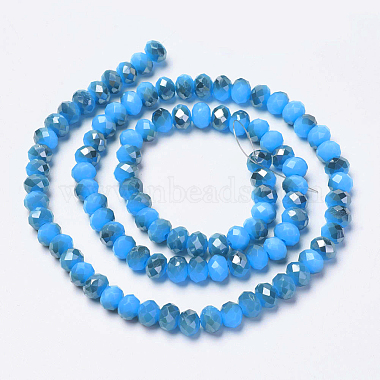 Electroplate Opaque Glass Beads Strands(EGLA-A034-P8mm-E19)-2