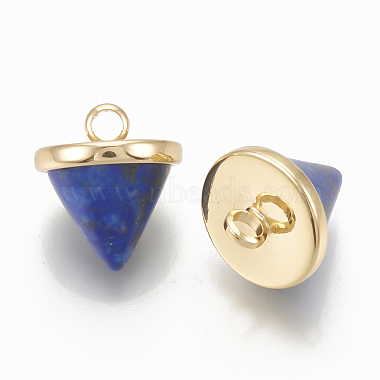 Dyed & Synthetic Lapis Lazuli Charms(KK-Q735-400F)-2