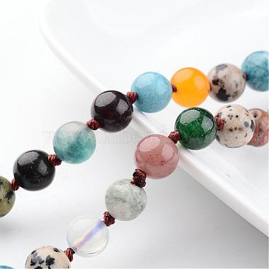Естественные ожерелья перлы драгоценный камень(NJEW-D264-18)-2