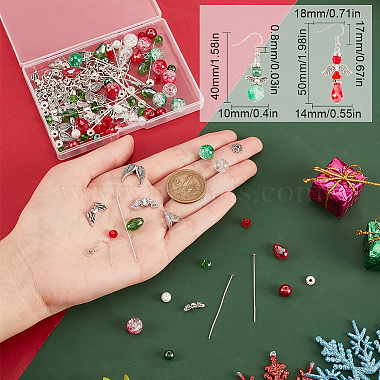 SUNNYCLUE DIY Christmas Fairy Earring Making Kit(DIY-SC0022-71)-3