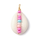 Natural Cowrie Shell Pendants(PALLOY-JF02266)-2