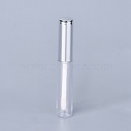 5ml PET Plastic DIY Empty Lip Glaze Containers, Lip Gloss Tube, Lip Balm Tube, with Cap, Clear, 8.65x1.3cm, Capacity: 5ml(0.17 fl. oz)(X-MRMJ-WH0030-01-5ml)