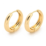 Alloy Hoop Earring, with Steel Pin, Round, Light Gold, 21.5x6.5x22.5mm(EJEW-P269-16KCG)