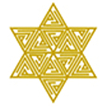Self Adhesive Brass Stickers, Scrapbooking Stickers, for Epoxy Resin Crafts, Golden, Star of David Pattern, 3x2.6x0.03cm