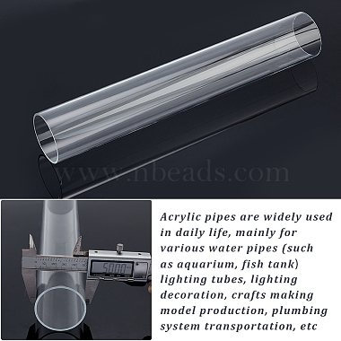 Round Transparent Acrylic Tube(AJEW-WH0324-76C)-3