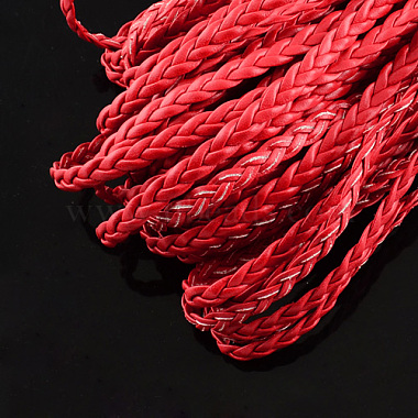 5mm Red Imitation Leather Thread & Cord