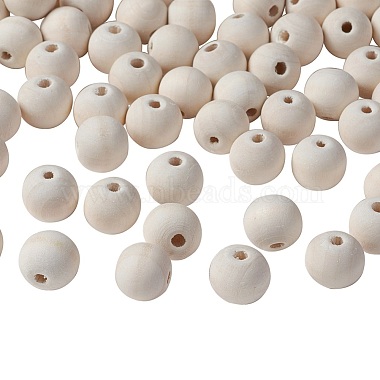 Perles en bois naturel non fini(WOOD-S651-14mm-LF)-1