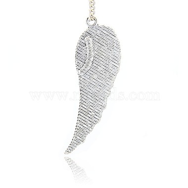 Antique Silver Plated Alloy Wing Big Pendants(ALRI-N019-04)-2