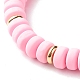 Handmade Polymer Clay Beads Stretch Bracelets(BJEW-JB06552)-5