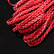 Braided Imitation Leather Cords(LC-S002-5mm-01)-1