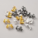 Alloy Bead Caps, Bowknot, Mixed Color, 21x13.5x9mm, Hole: 3mm(FIND-WH20020-342)