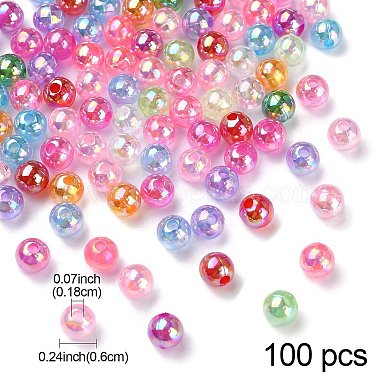 Transparent Acrylic Beads(MACR-YW0002-90B-M)-4