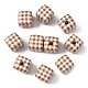 10Pcs Printed Opaque Acrylic Beads(MACR-YW0004-19D)-1