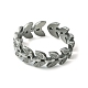 304 Stainless Steel Open Cuff Ring(RJEW-L110-012P)-2